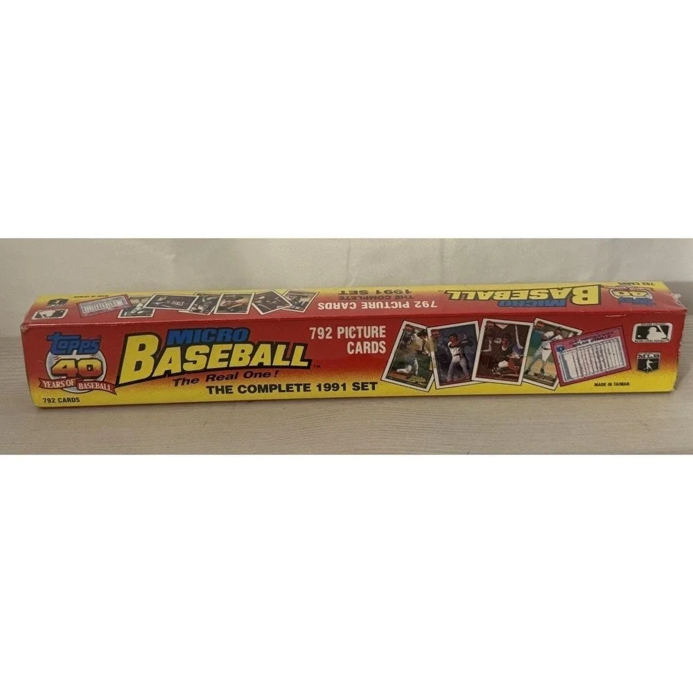 1991 Topps Micro Baseball Complete Set 792 Cards Factory Sealed MLB Vintage